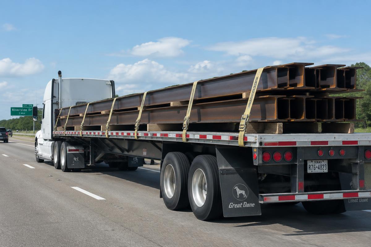 Flatbed truck for flatbed dispatch services