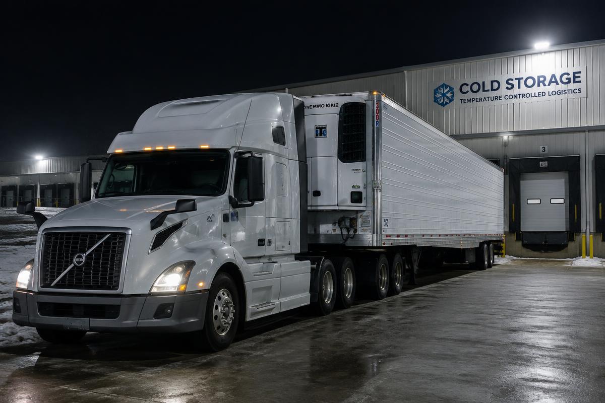 Reefer truck for reefer dispatch services